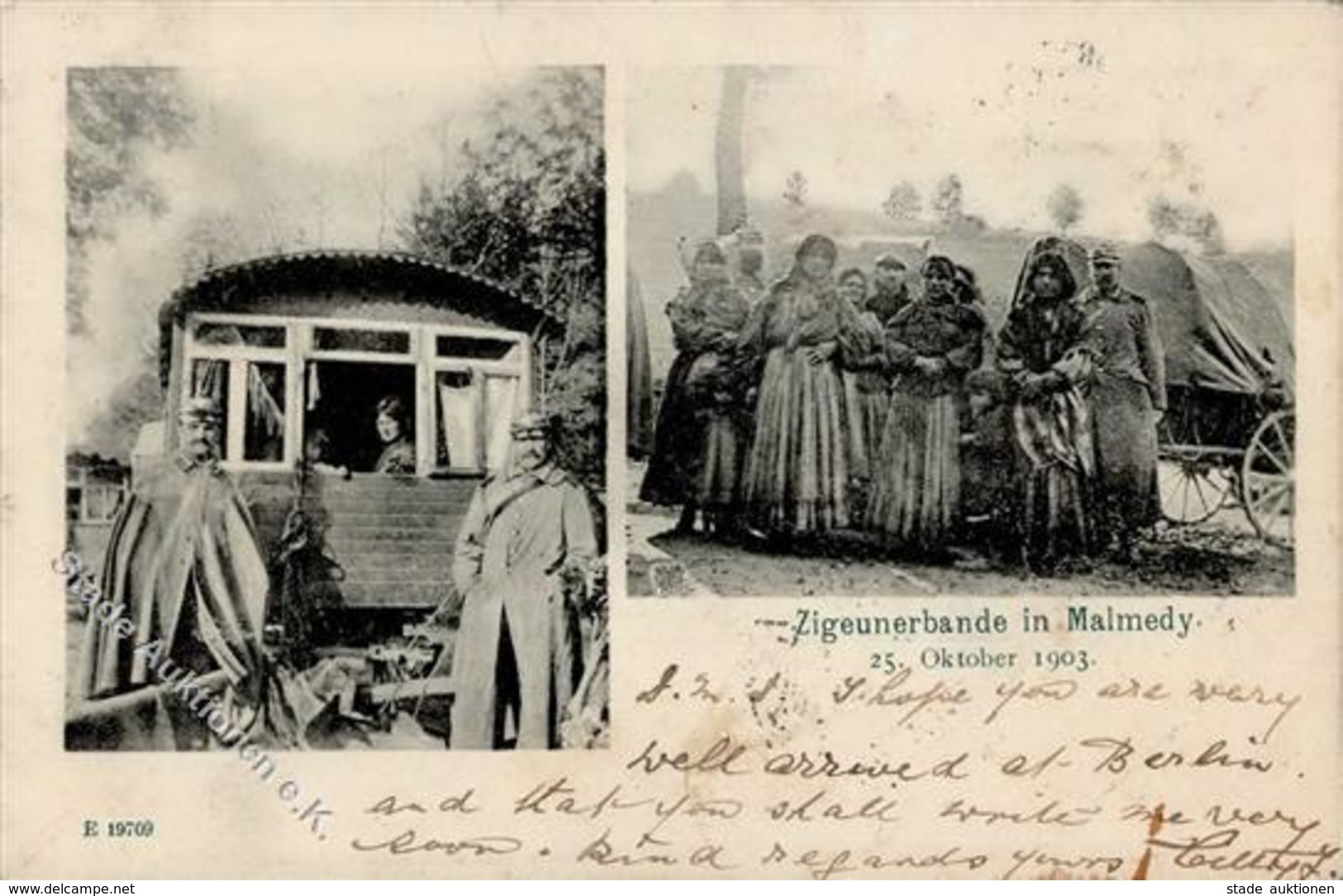 Zigeuner Malmedy Belgien 1904 I-II (fleckig) - History