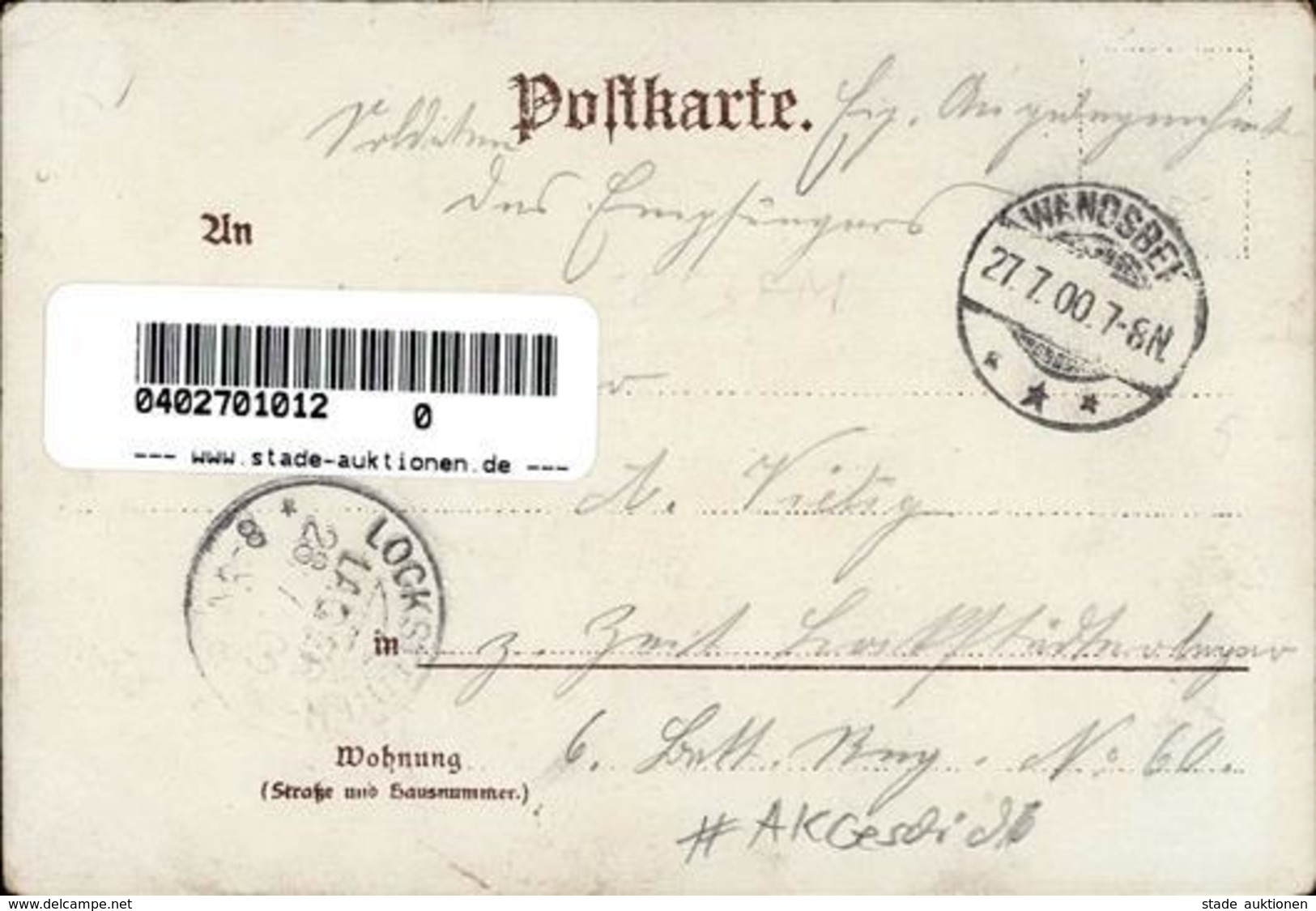 AK - Geschichte Schmetterling Personifiziert Lithographie 1900 I-II (fleckig) - History