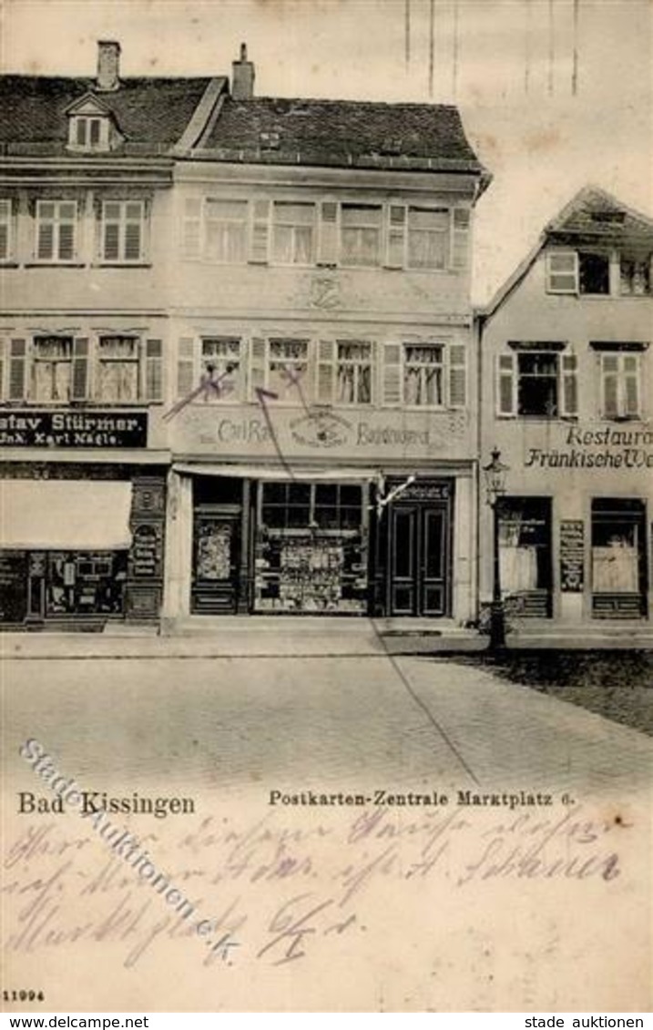 AK-Geschichte Bad Kissingen (8730) Postkarten Zentrale 1913 I-II - History