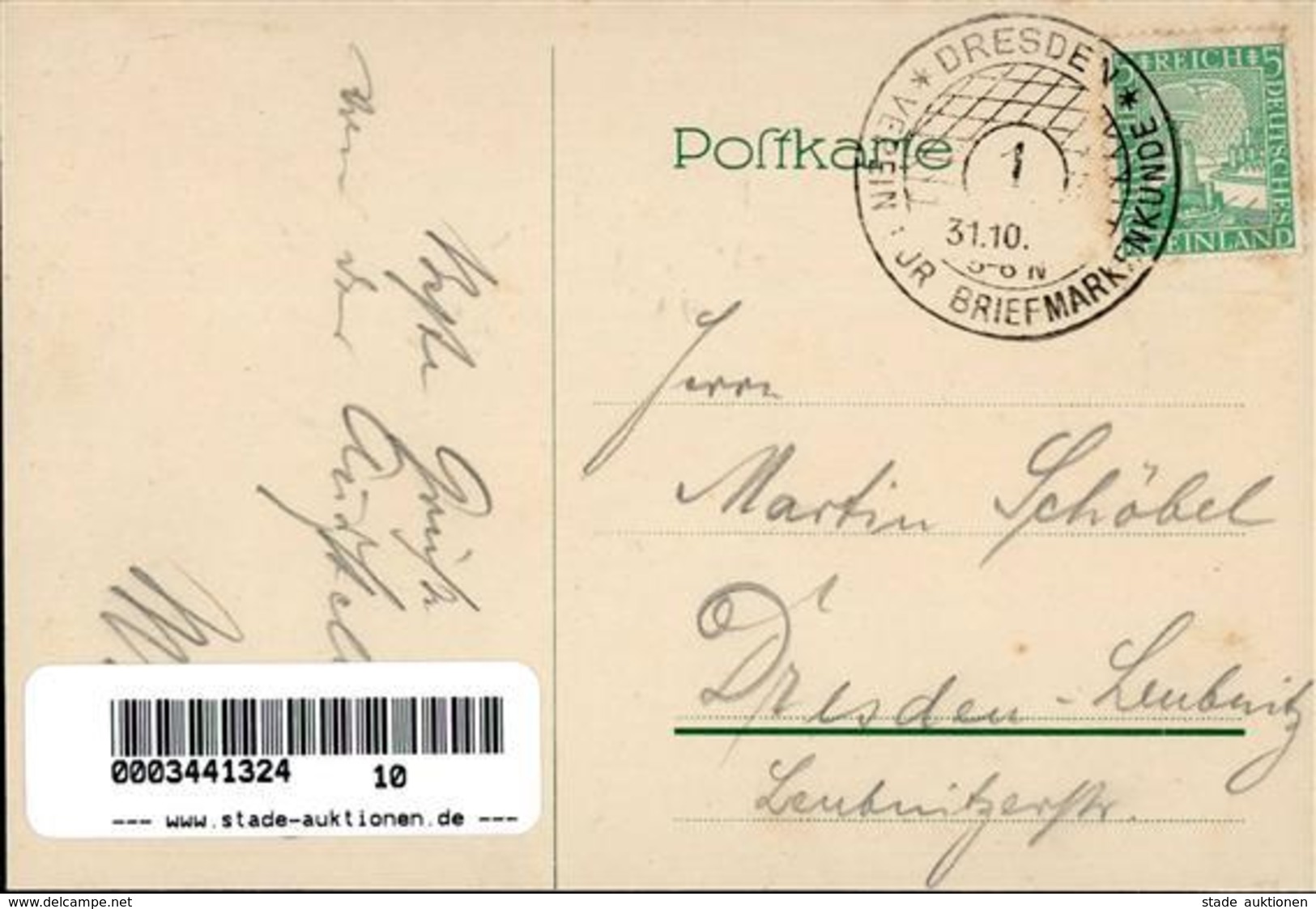 Philatelistentag Wissenschaftliche Tagung Des Vereins Für Briefmarkenkunde Künstlerkarte I-II - Postal Services