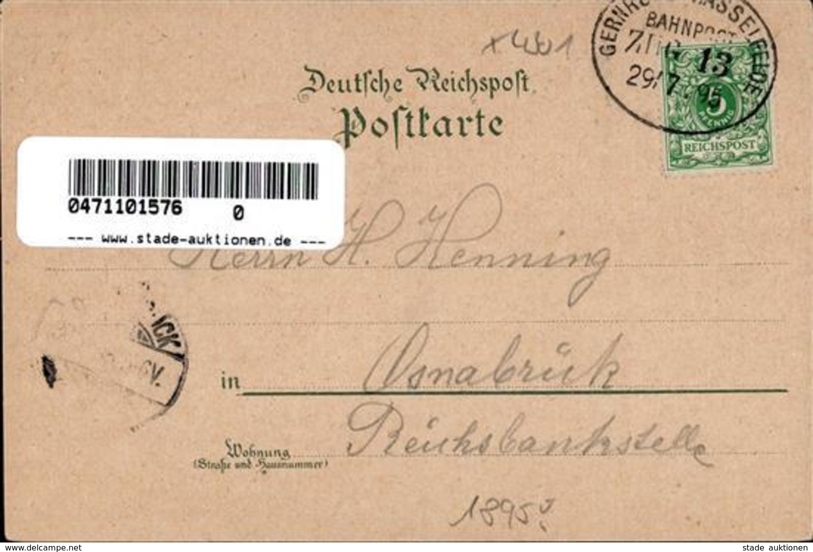 Vorläufer Alexisbad (O4301) 1895 I-II - Non Classés