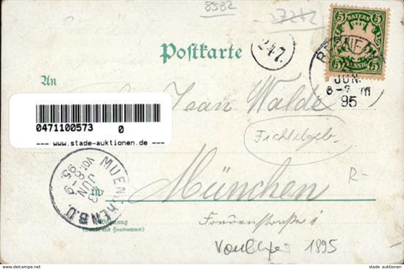 Vorläufer Bad Berneck (8582) 1895 I-II - Unclassified