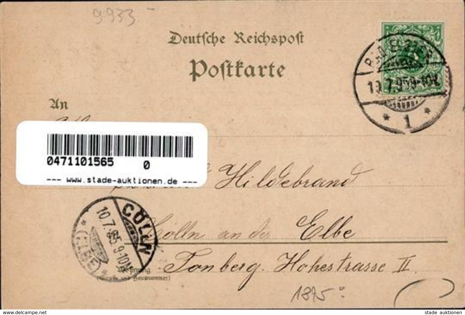 Vorläufer Bad Elster (O9933) 1895 I-II - Ohne Zuordnung