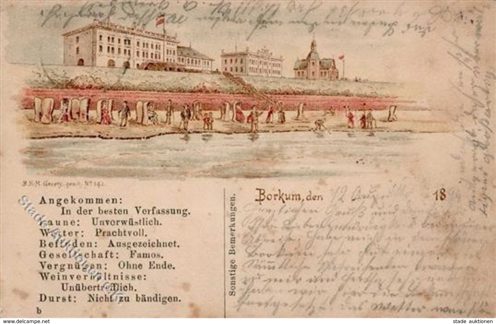 Vorläufer Borkum 1894 I-II (fleckig) - Ohne Zuordnung