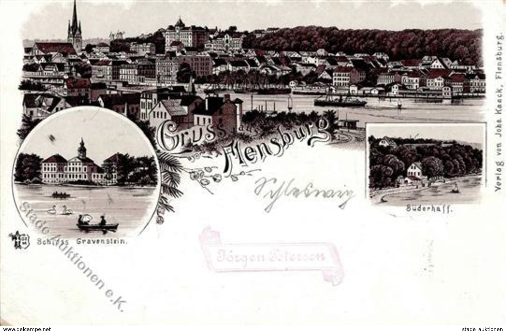 Vorläufer Flensburg (2390) 1895 I-II - Ohne Zuordnung