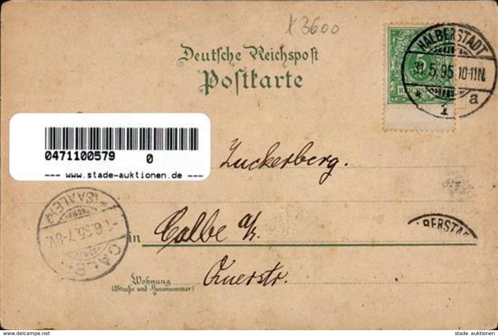 Vorläufer Halberstadt (O3600) 1895 II (Eckbug, Abgestoßen) - Unclassified