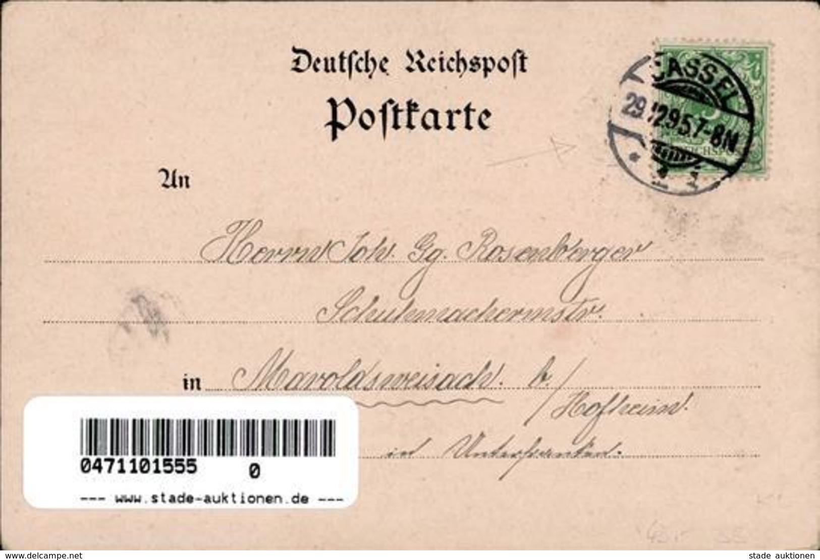 Vorläufer Kassel (3500) 1895 I-II (fleckig) - Ohne Zuordnung
