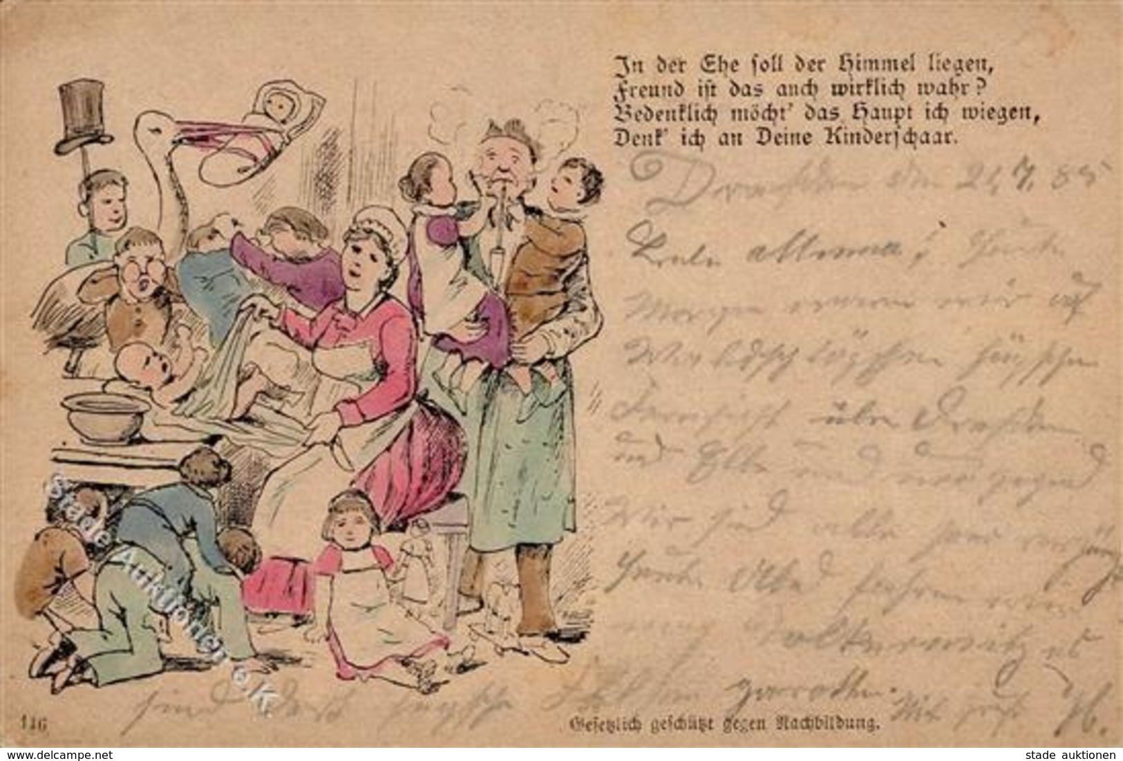 Vorläufer Kinder Humor 1885 I-II - Unclassified