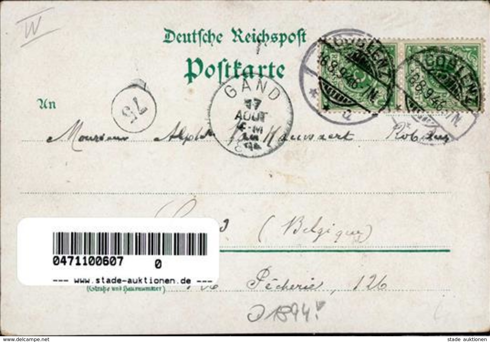 Vorläufer Koblenz (5400) 1894 II - Unclassified