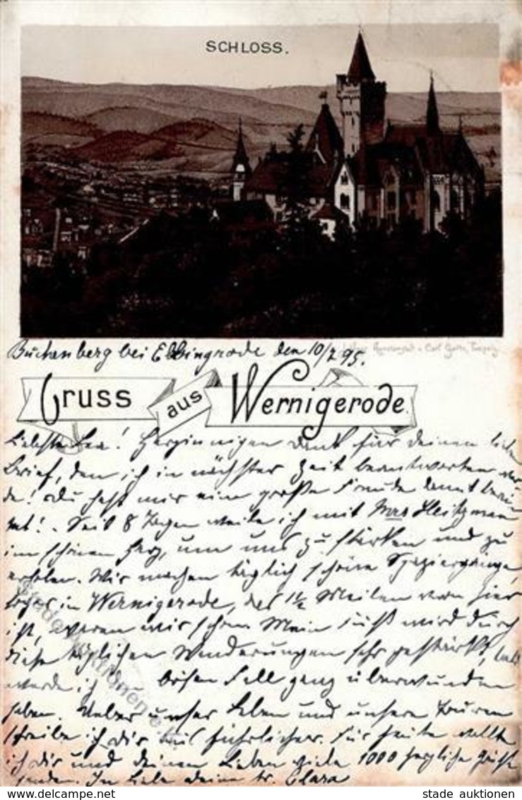 Vorläufer Wernigerode (O3700) 1895 I-II - Unclassified