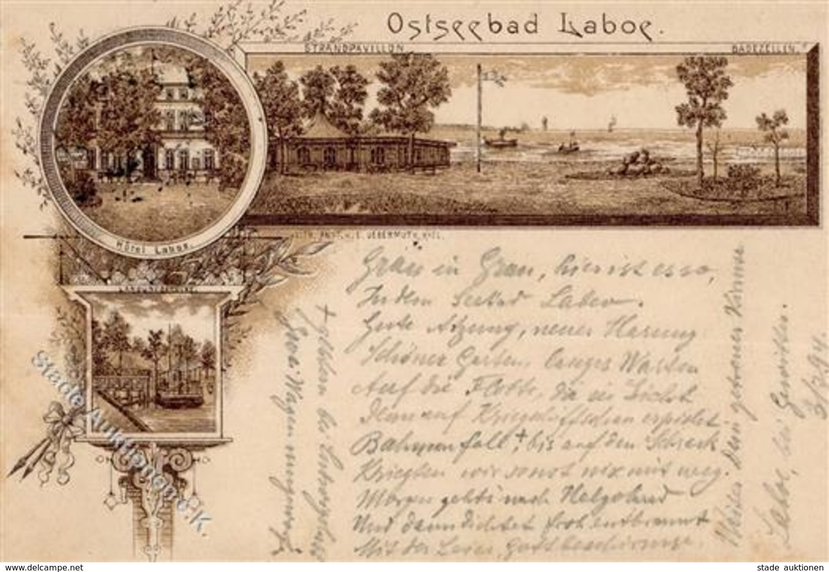 Vorläufer 1894 - Ostseebad LABOE Mit Hotel Laboe I-II - Ohne Zuordnung