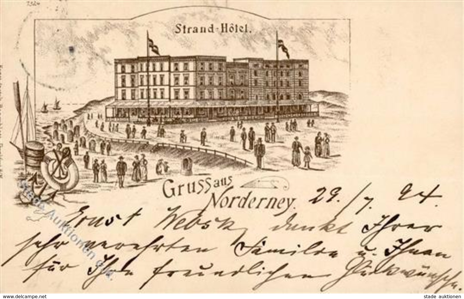 Vorläufer 1894 - Strand-Hotel NORDERNEY I - Ohne Zuordnung
