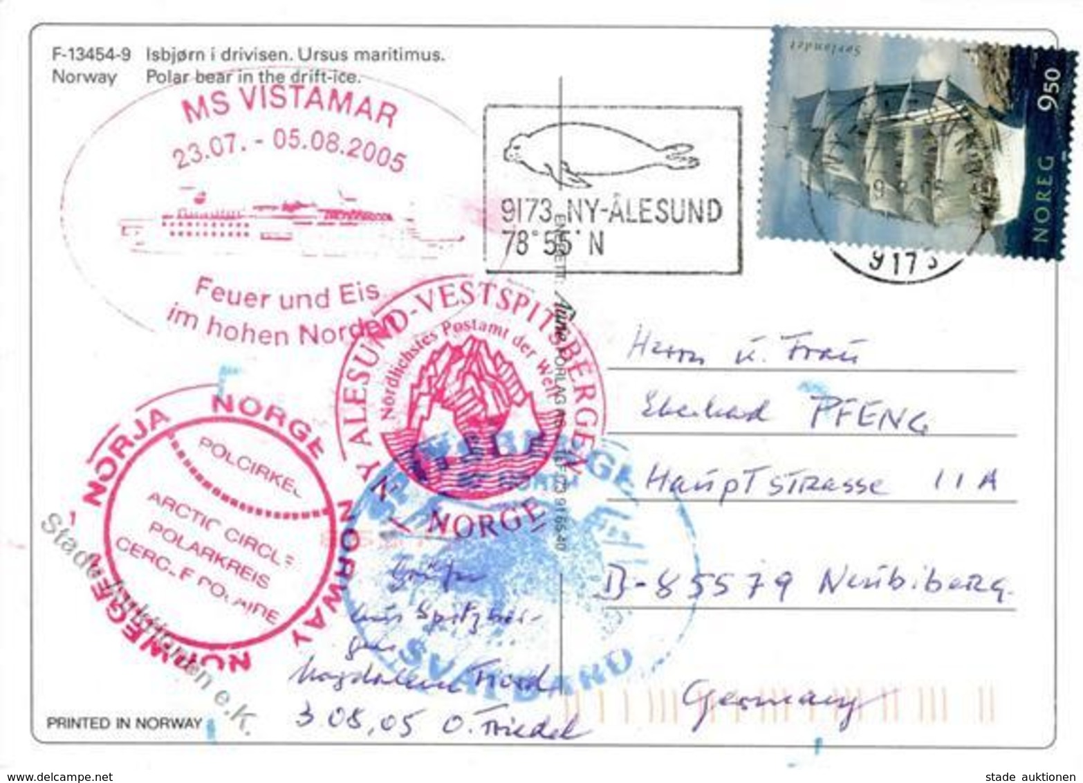 Expedition Spitzbergen Sonderstempel I-II - Unclassified