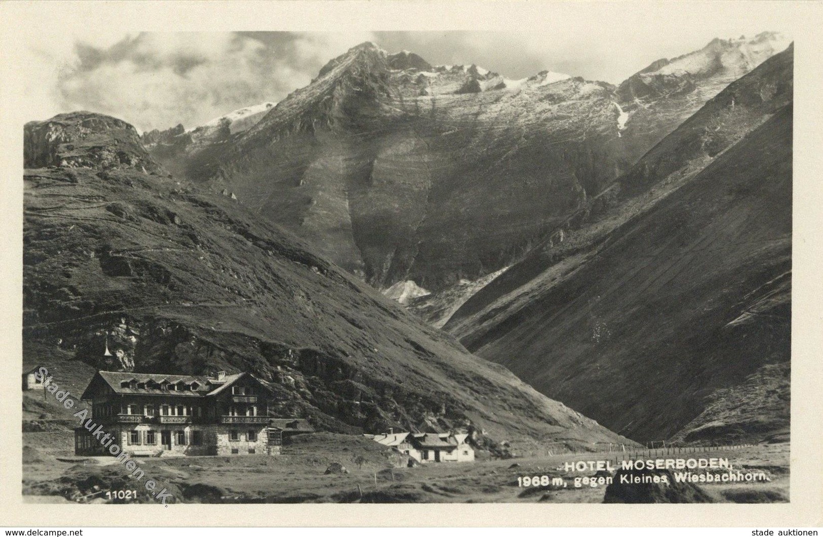 ZELL Am See - HOTEL MOSERBODEN - Ak Je Mit Zuschlags-Marke, 1928 I - Contes, Fables & Légendes