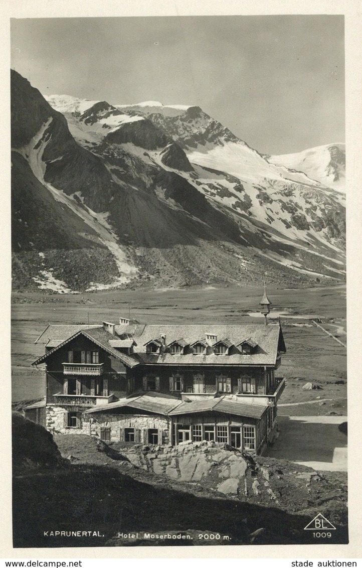 ZELL Am See - HOTEL MOSERBODEN - Ak Je Mit Zuschlags-Marke, 1928 I - Contes, Fables & Légendes