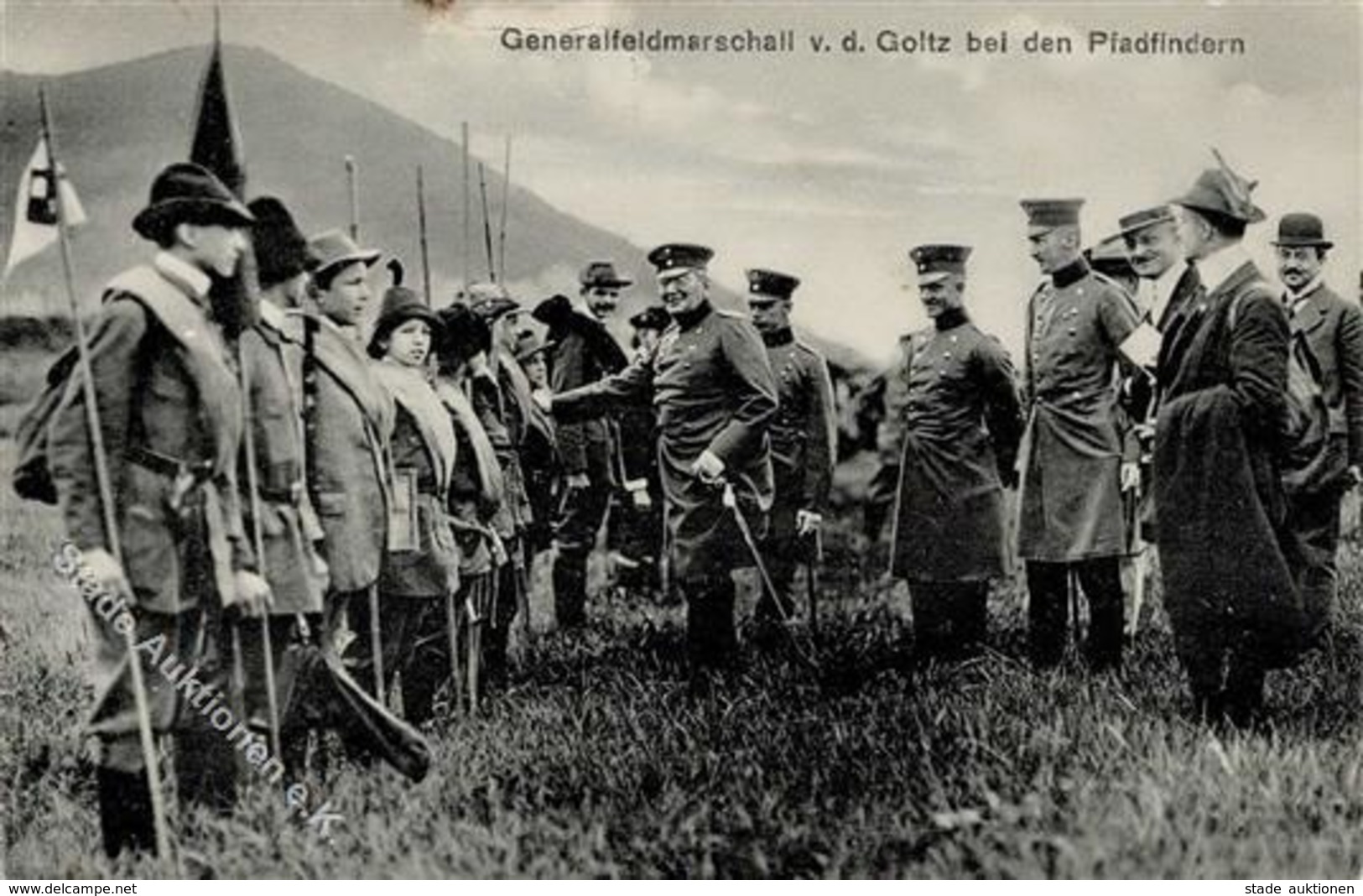 Pfadfinder Generalfeldmarschall V.d. Goltz I-II (fleckig) Scoutisme - Scoutisme