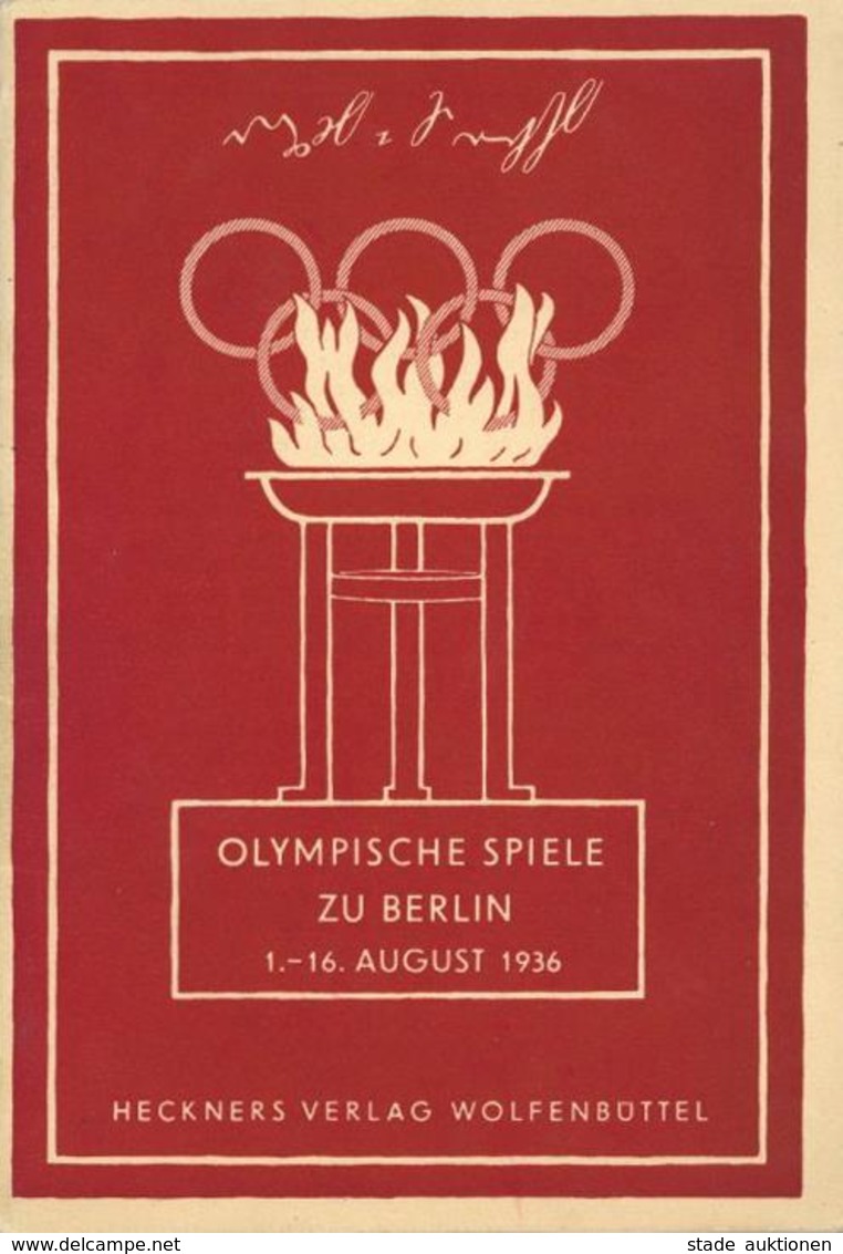 BERLIN OLYMPIA 1936 - 40seitiges Bebildertes Heft In STENOGRAPHIE! I - Giochi Olimpici