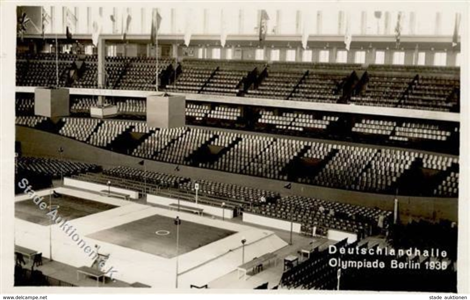 BERLIN OLYMPIA 1936 - Foto-Ak DEUTSCHLANDHALLE Olympiade 1936 I - Olympic Games