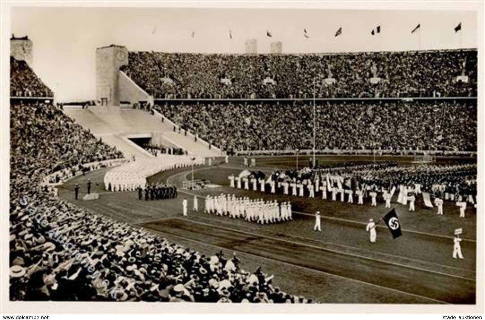 BERLIN OLYMPIA 1936 - PH O 12 -Einmarsch Der DEUTSCHEN OLYMPIAMANNSCHAFT- I - Olympic Games