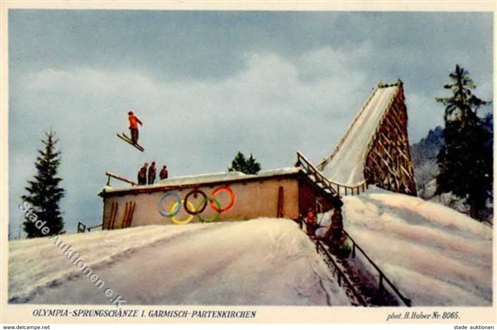 OLYMPIA GARMISCH-PARTENKIRCHEN 1936 - Olympia-Schanze I-II - Jeux Olympiques