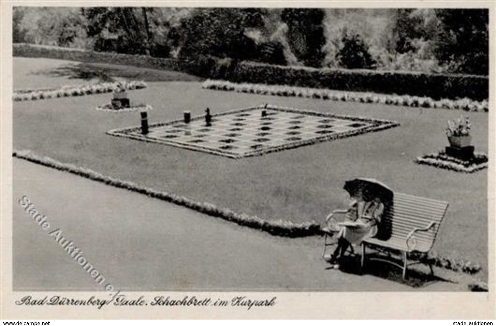 SCHACH - BAD DÜRRENBERG - Schachbrett Im Kurpark I-II - Scacchi