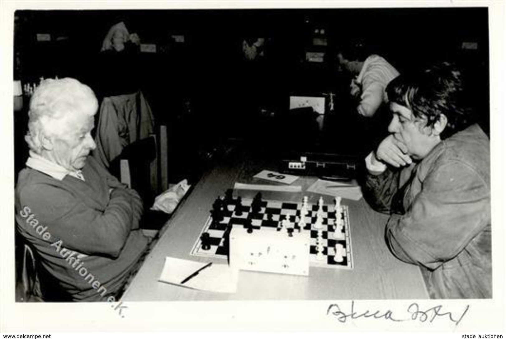 Schach Bikel, Istvan Foto-Karte I-II - Scacchi