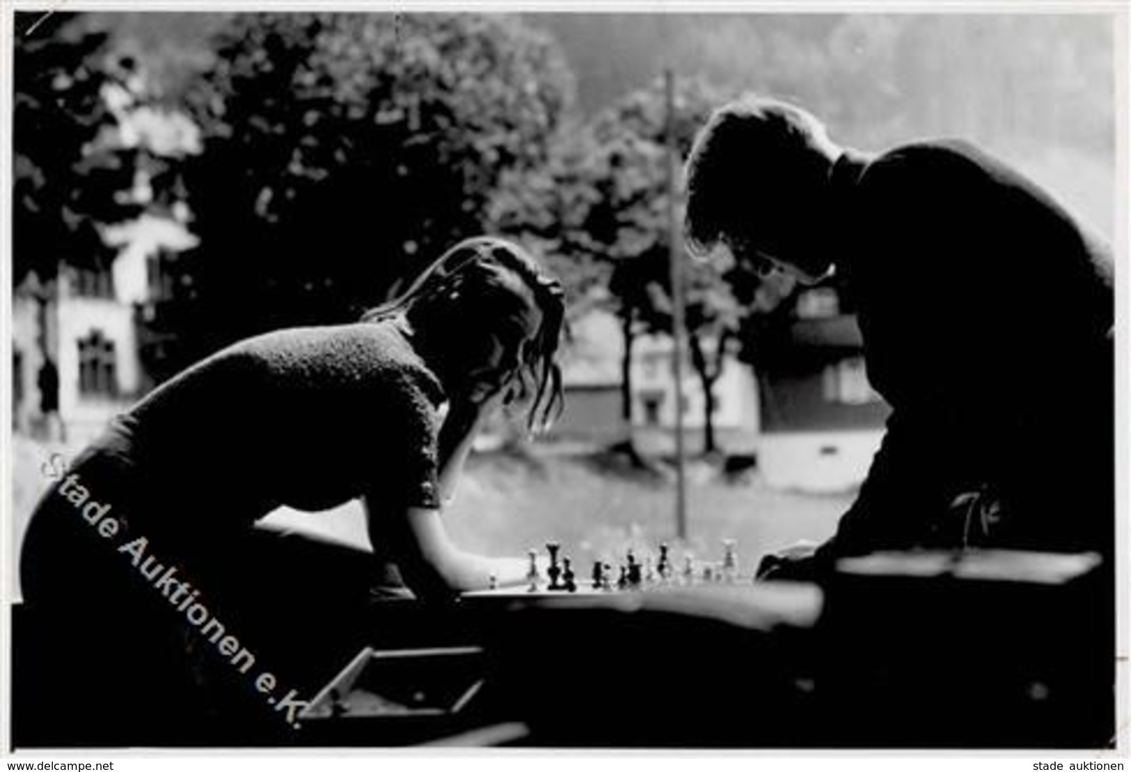 Schach Foto 12,6 X 8,5 Cm I-II - Chess