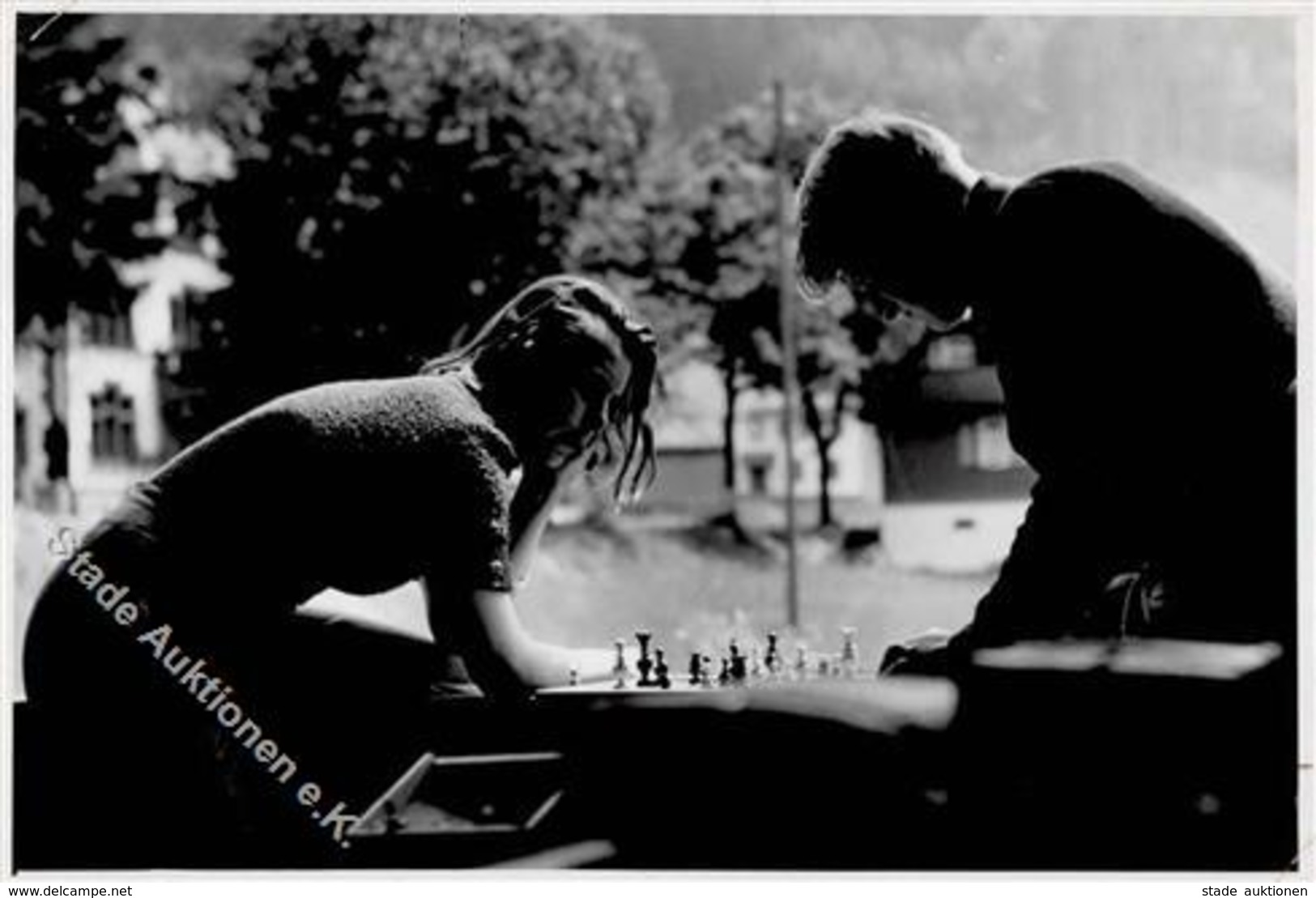 Schach Foto 12,6 X 8,5 Cm I-II - Schach