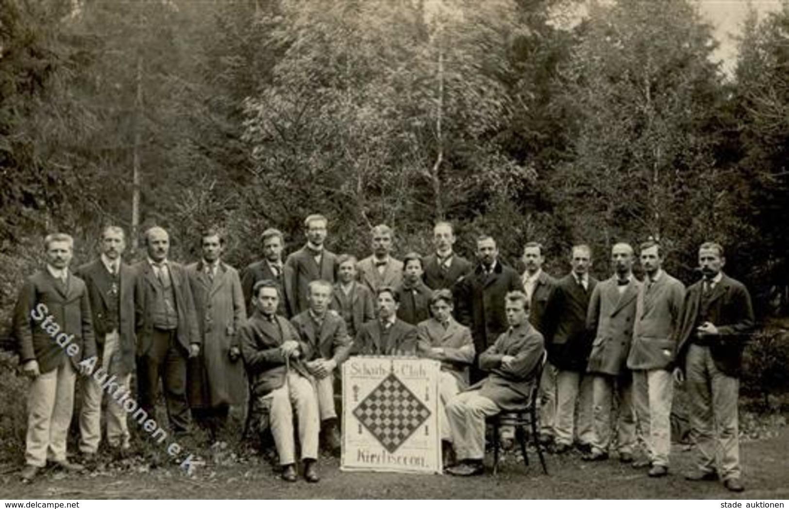 Schach Kirchseeon (8011) Schachclub Foto-Karte I-II - Chess