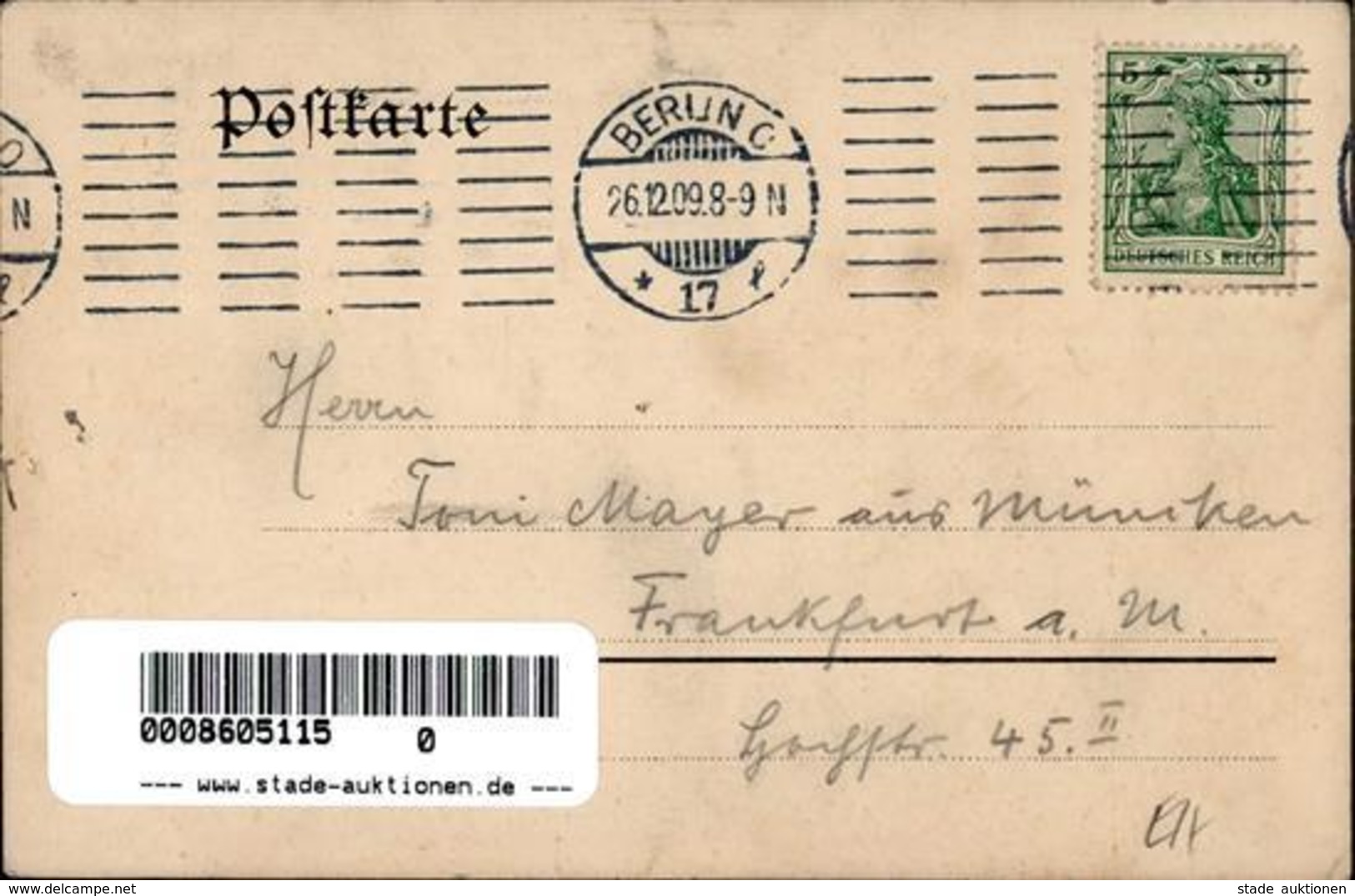 Studentika Berlin (1000) Studentenverbindung Gotonia 1909 I-II (fleckig) - Unclassified