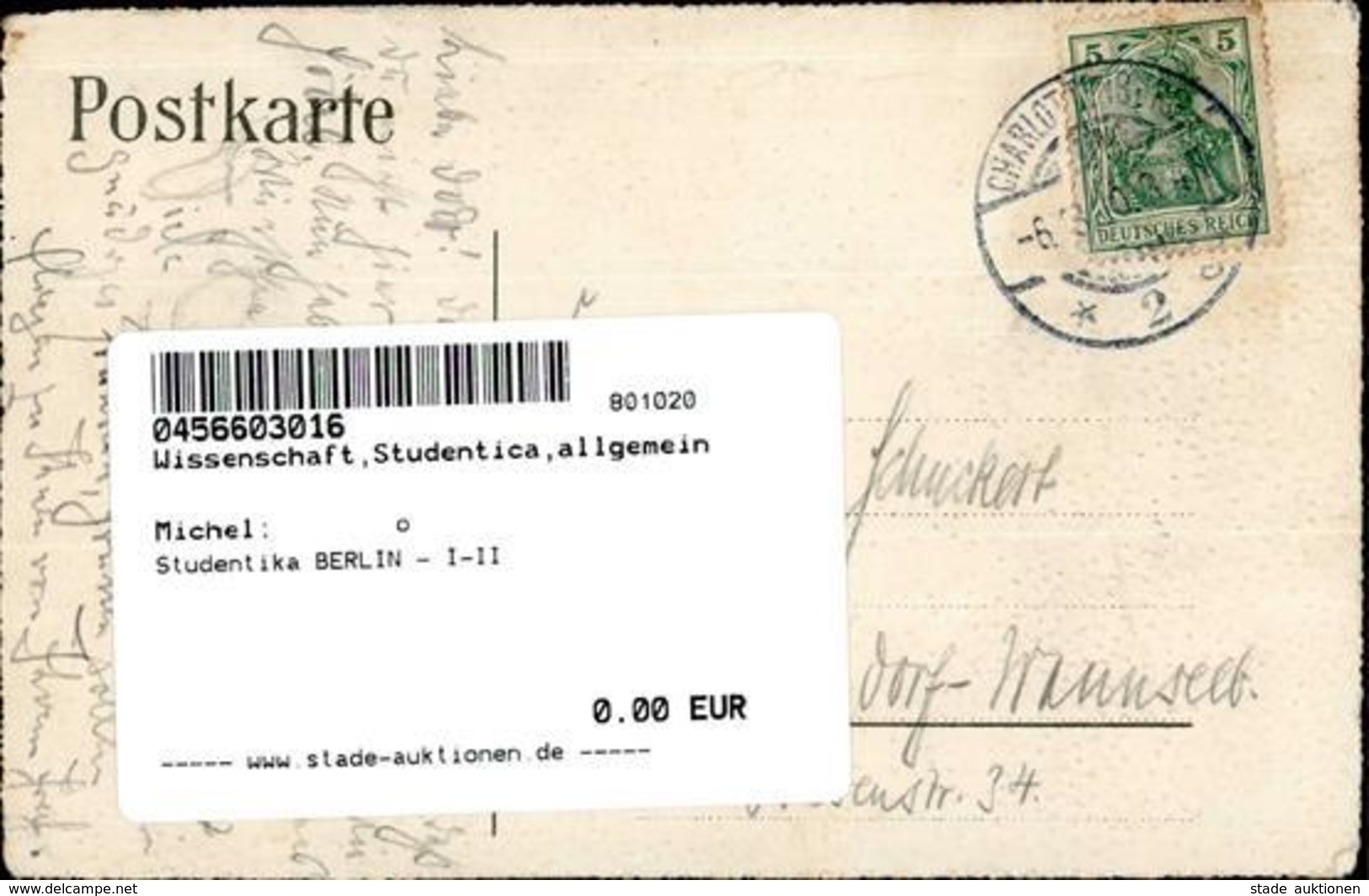 Studentika BERLIN - I-II - Non Classés