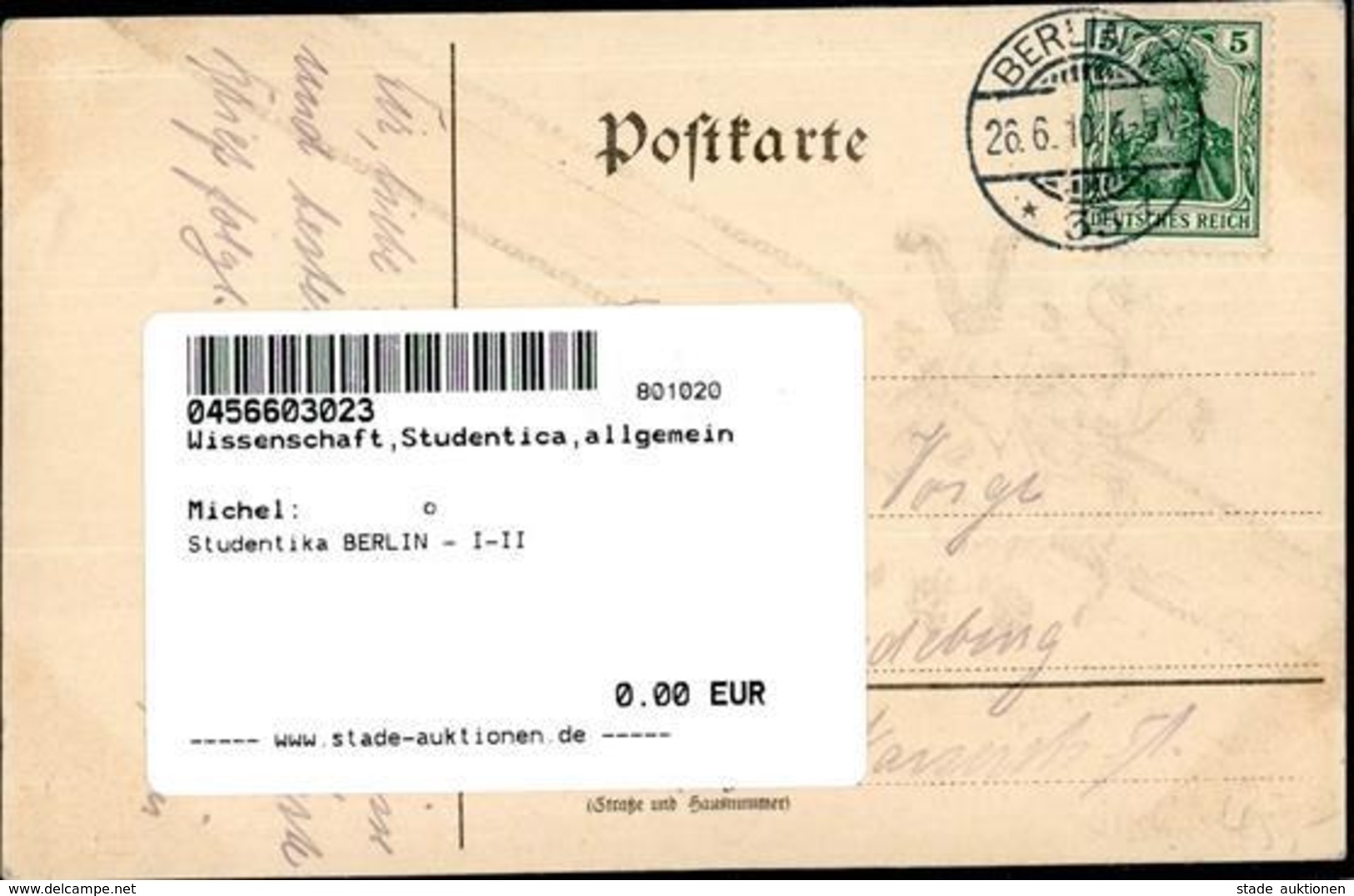 Studentika BERLIN - I-II - Unclassified