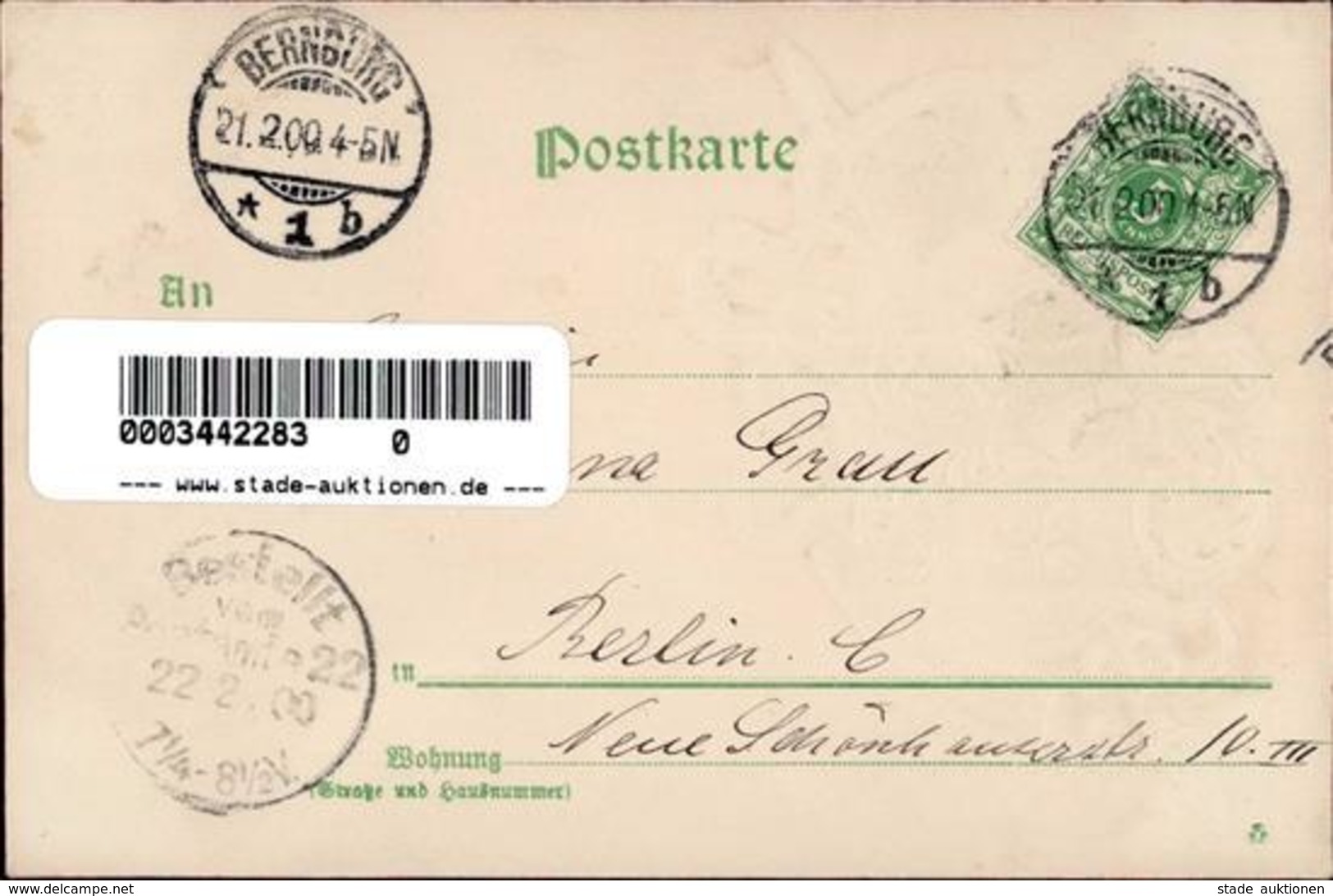 Studentika Bernburg (O4350) Fortuna Sei Stehts Dein Panier Prägedruck 1900 I-II - Non Classés