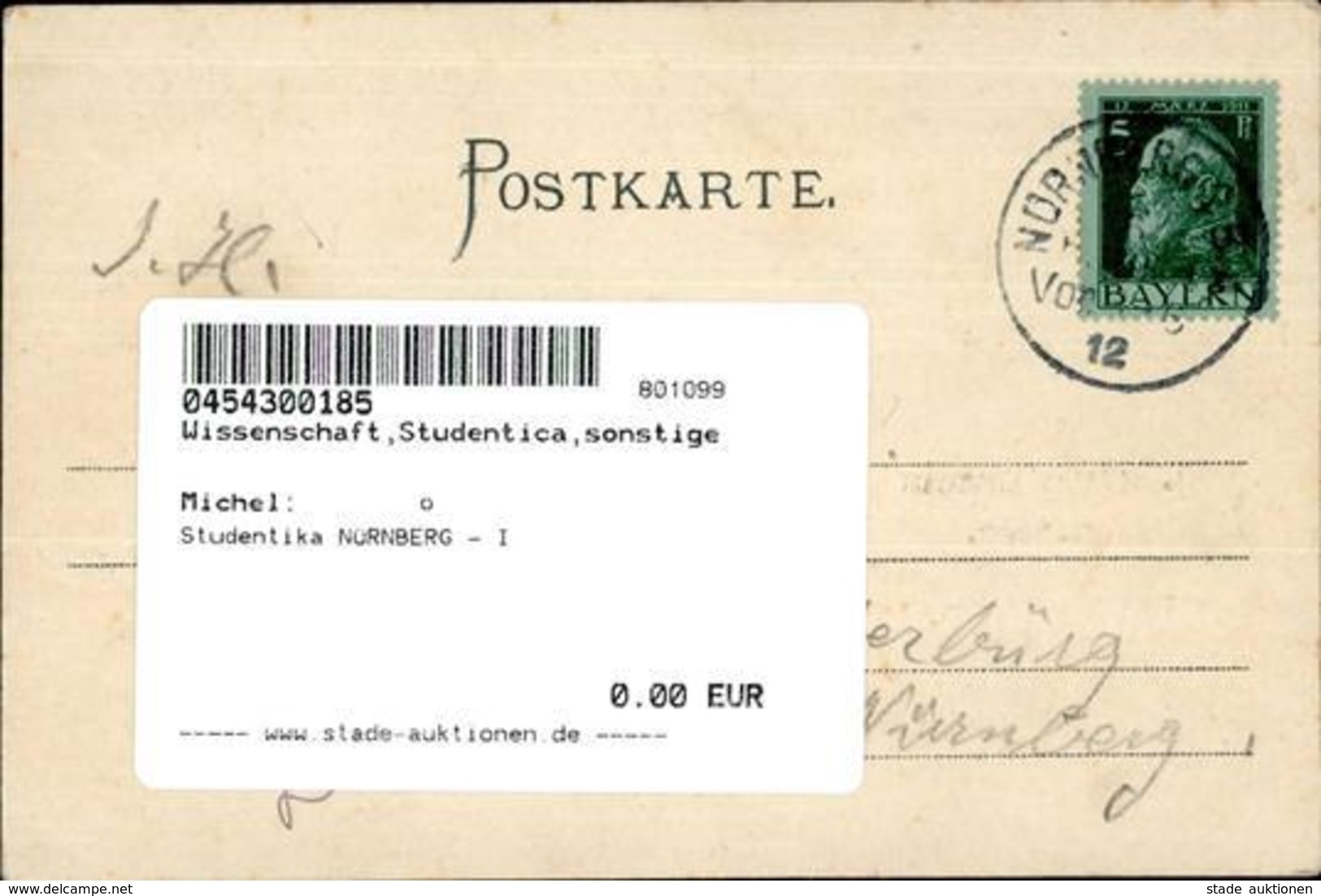 Studentika NÜRNBERG - I - Unclassified