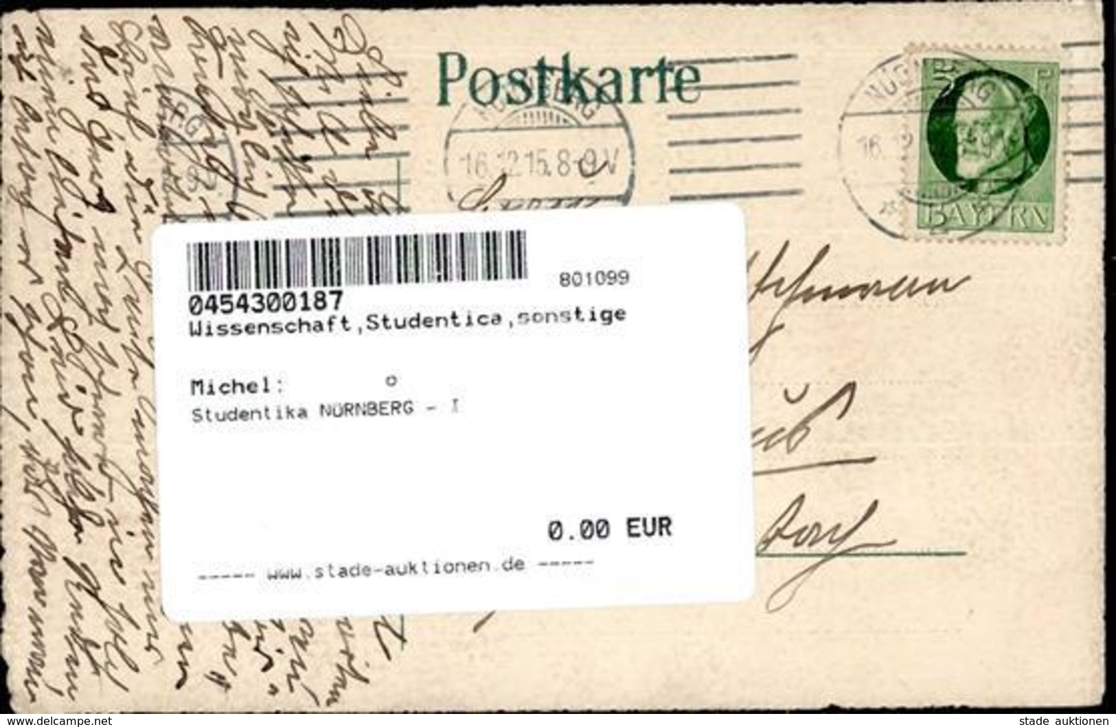 Studentika NÜRNBERG - I - Unclassified