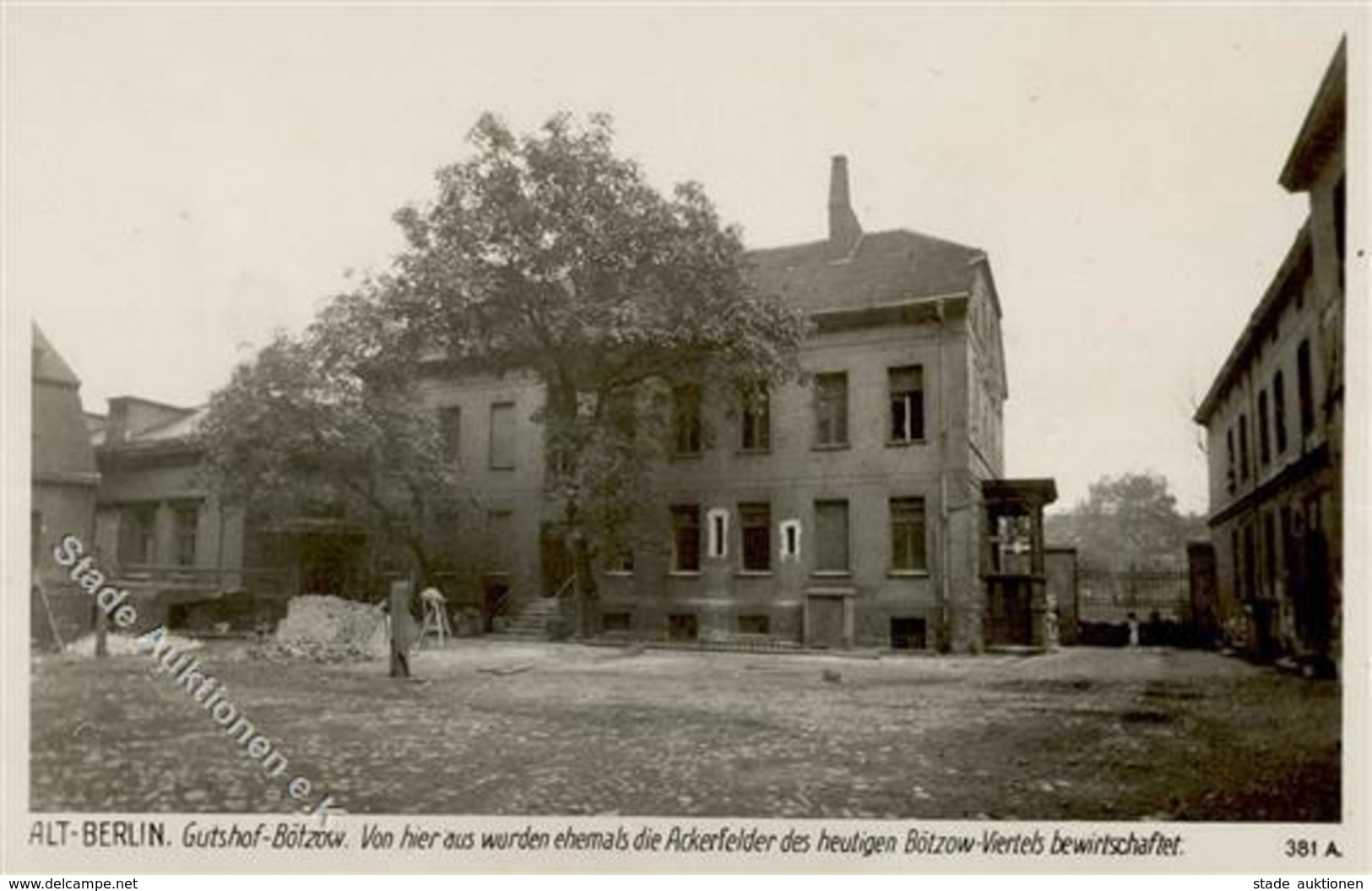 Berlin (1000) Gutshof Bötzow Foto AK I-II - Guerre 1914-18