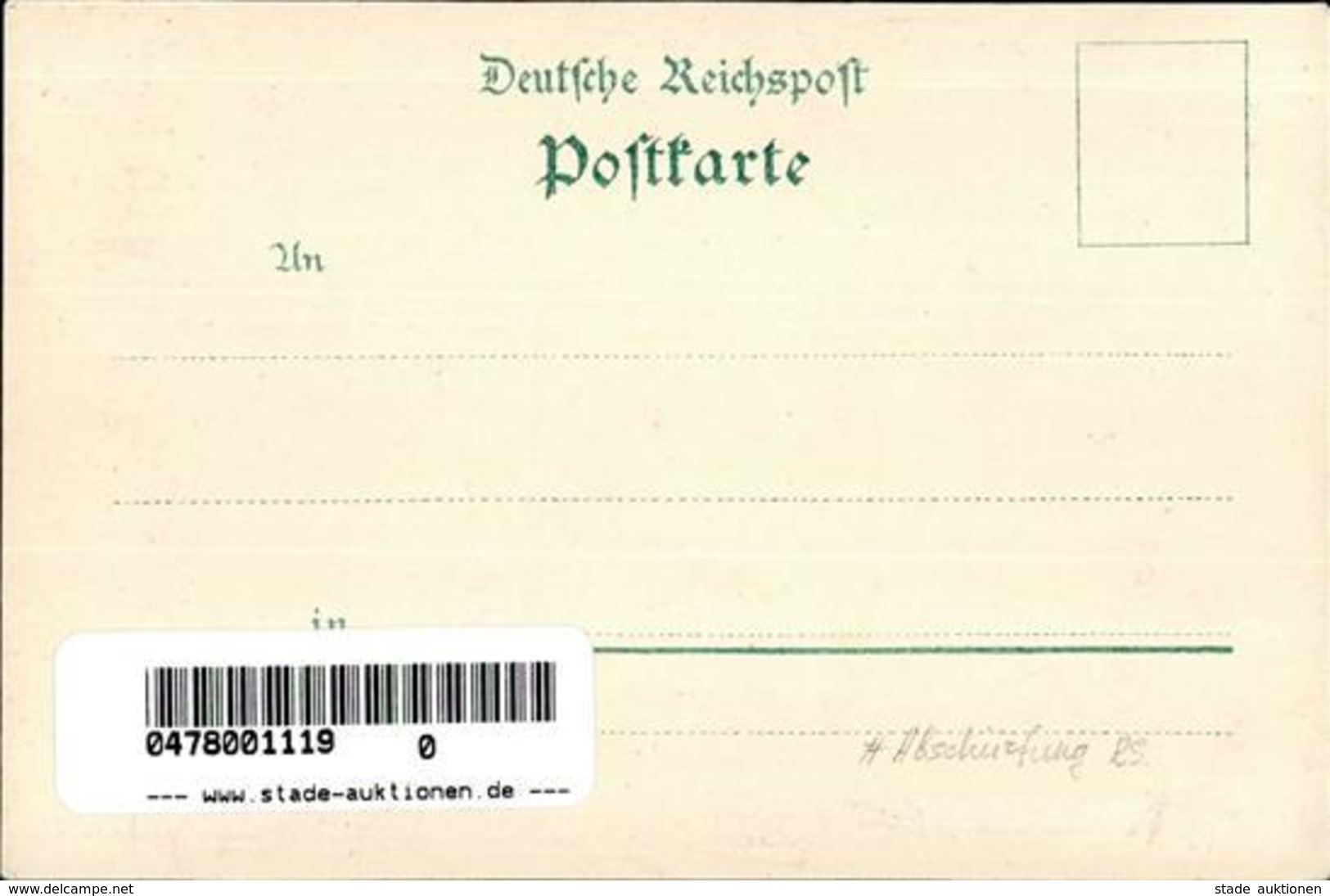 Halensee (1000) Gruss Aus Dem Kurfürstenpark W. Meyer Lithographie I-II (Abschürfung RS) Montagnes - War 1914-18