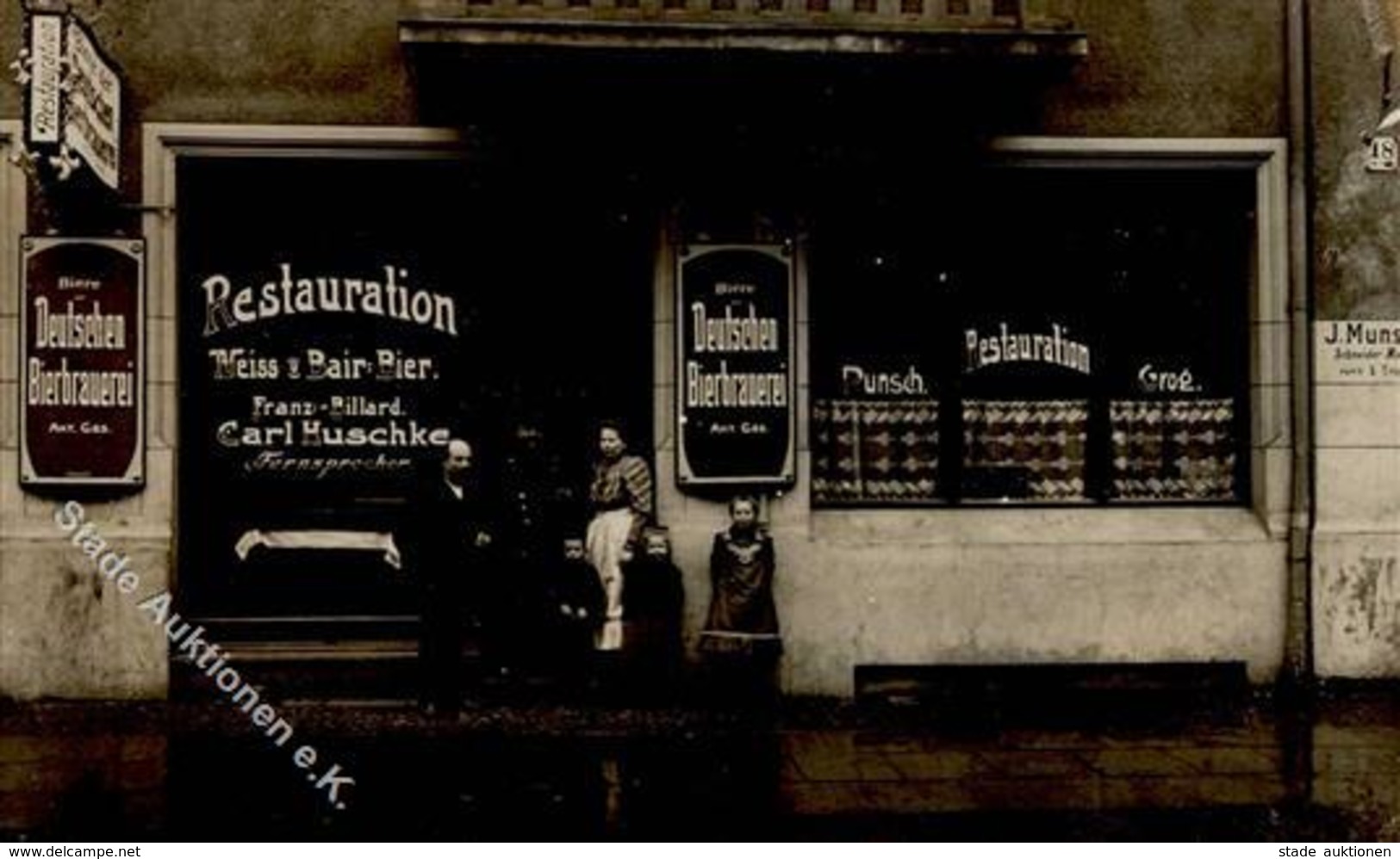 Moabit (1000) Gasthaus Huschke Oldenburger Strasse Foto AK I-II - War 1914-18