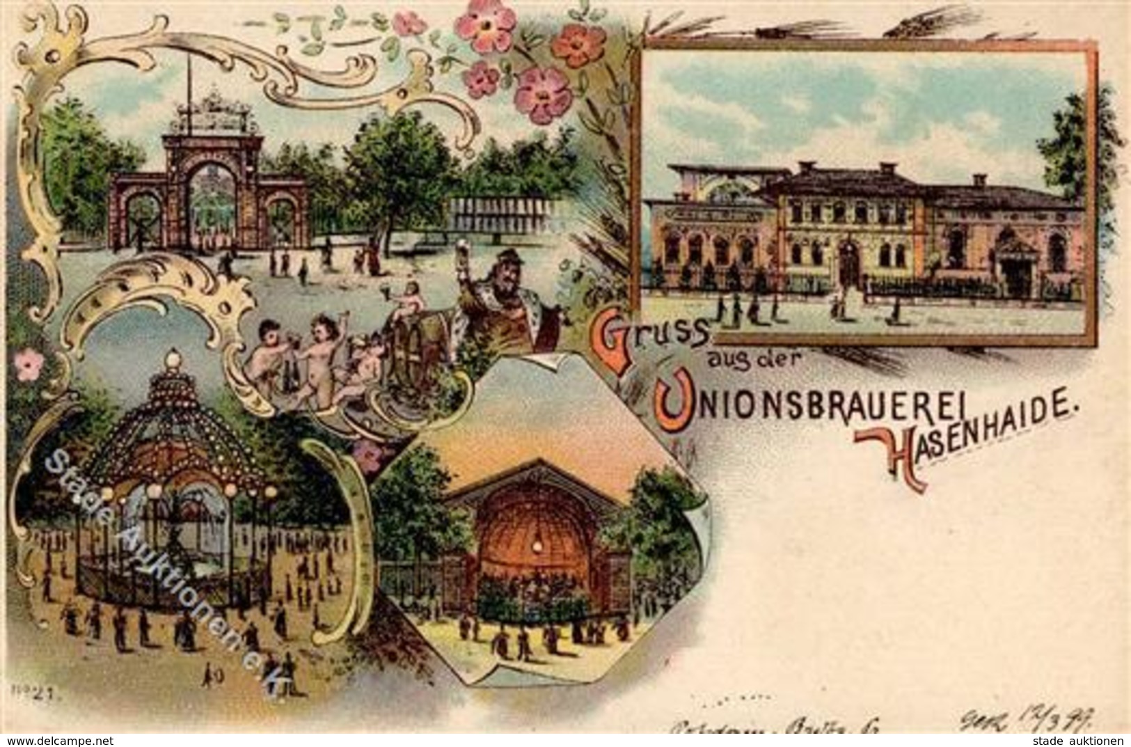Neukölln (1000) Gruss Aus Der Brauerei Hasenhaide I-II Montagnes - Weltkrieg 1914-18