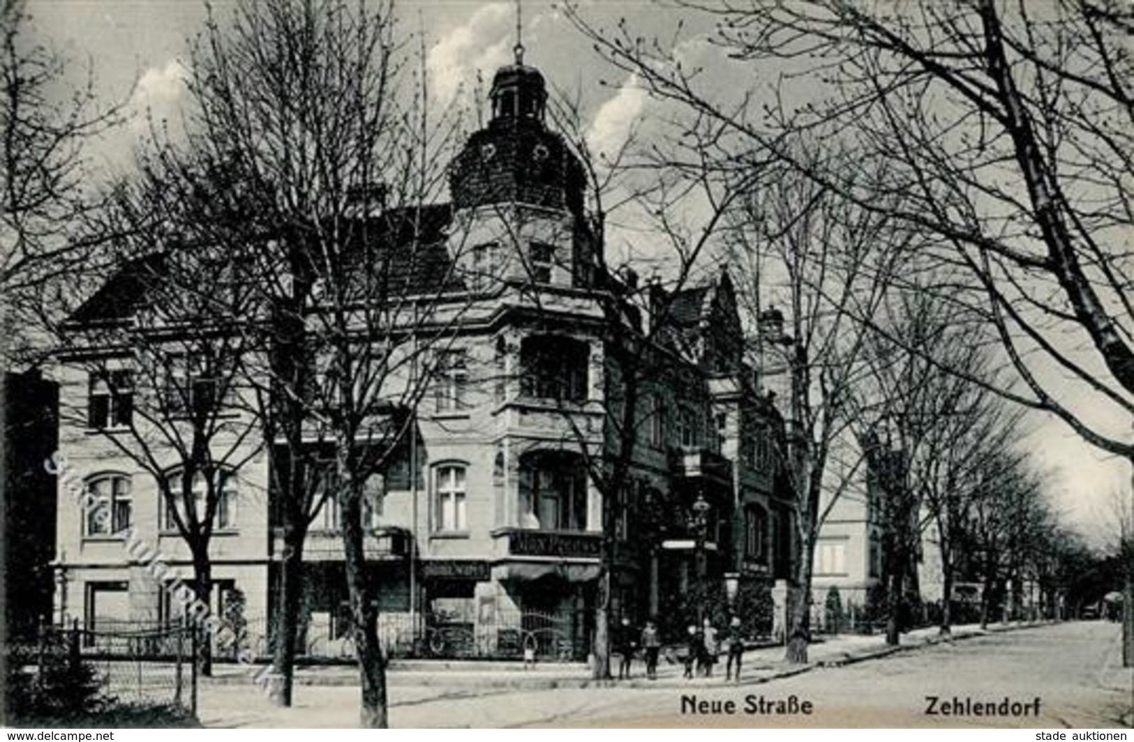 Zehlendorf (1000) Neue Strasse Kolonialwarenhandlung Preuss I - War 1914-18