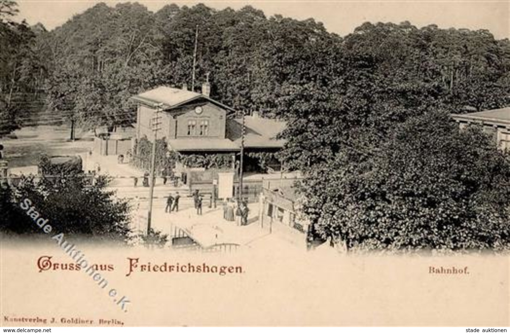 Friedrichshagen (O1162) Bahnhof II (beschnitten) - War 1914-18
