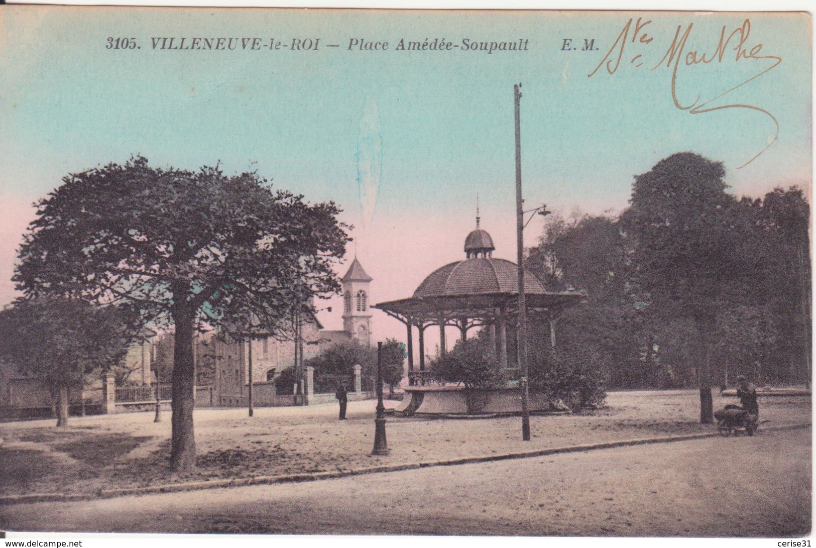 CPA - 3105. VILLENEUVE LE ROI Place Amédée-soupault - Villeneuve Le Roi