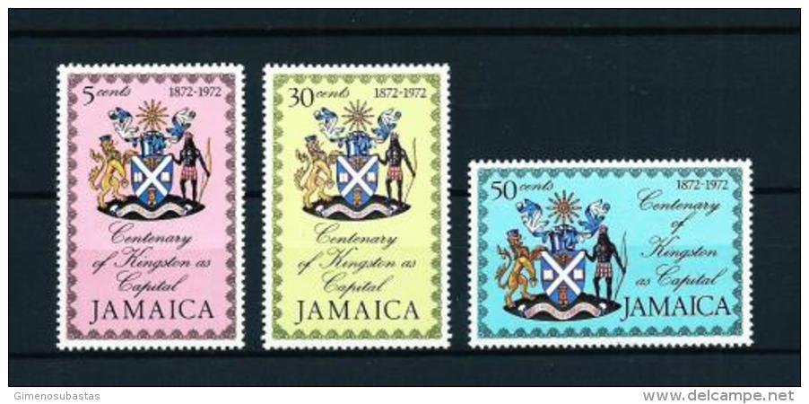 Jamaica  N&ordm; Yvert  371/3  En Nuevo - Jamaica (1962-...)