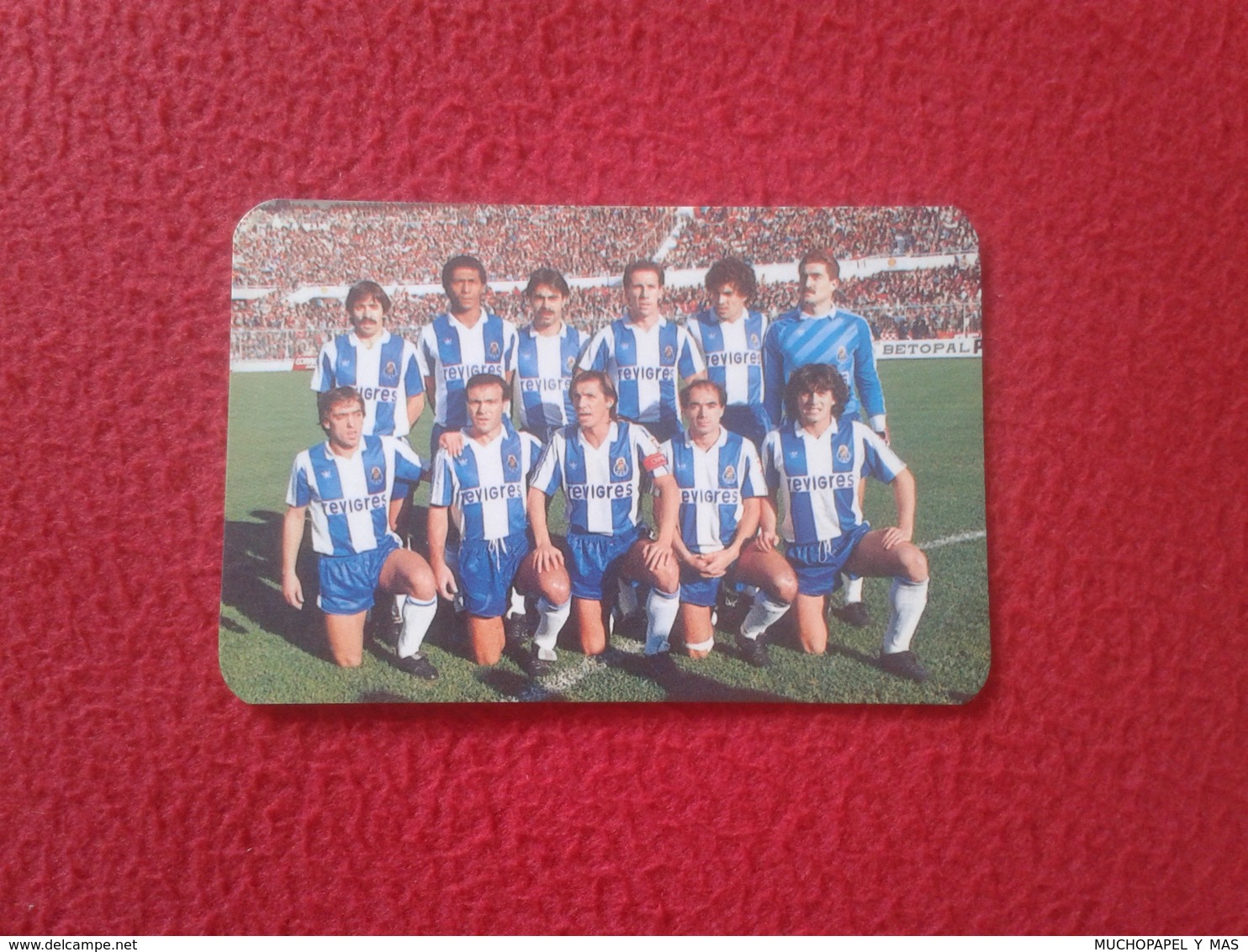 ANTIGUO CALENDARIO DE BOLSILLO DE MANO PORTUGAL PORTUGUESE CALENDAR 1987 PORTO OPORTO FUTEBOL FÚTBOL EQUIPO MOTA COELHO - Tamaño Pequeño : 1981-90