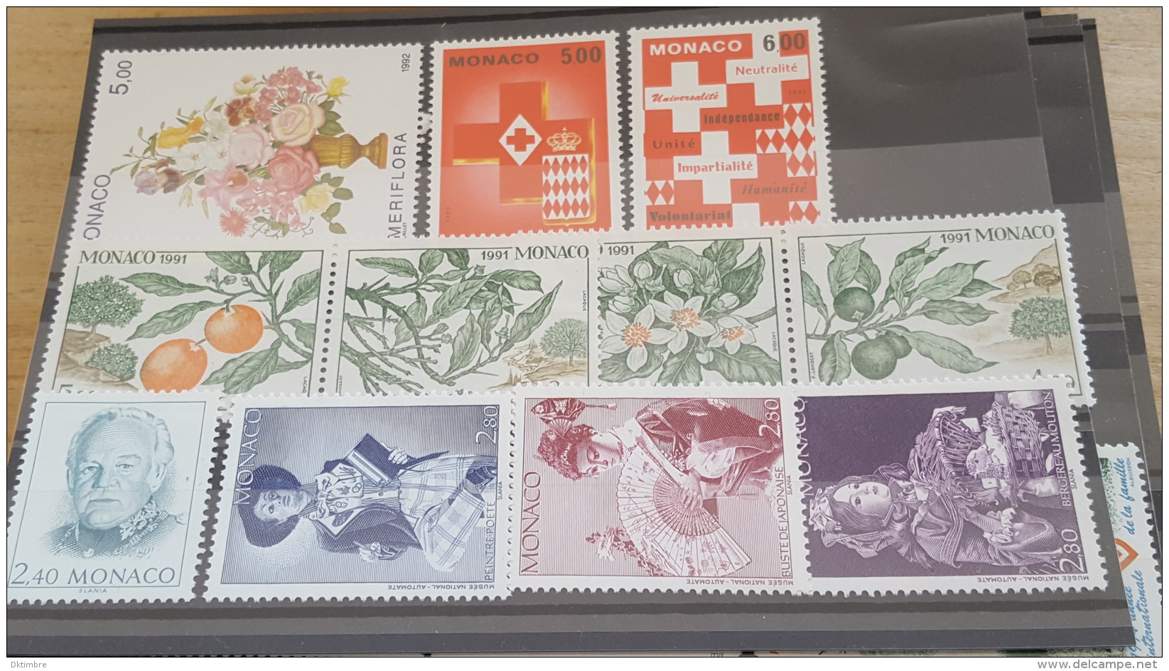 LOT 397726 TIMBRE DE MONACO NEUF** FACIALE 6,8 EUROS - Collections, Lots & Séries