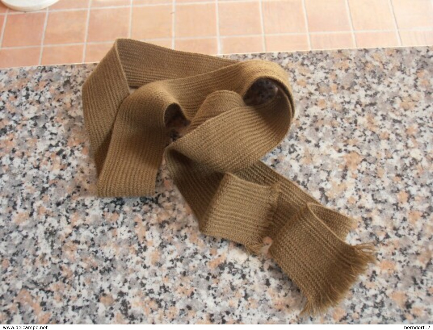 BRITISH ARMY SERVICE TIE WOOL KHAKY - Equipaggiamento