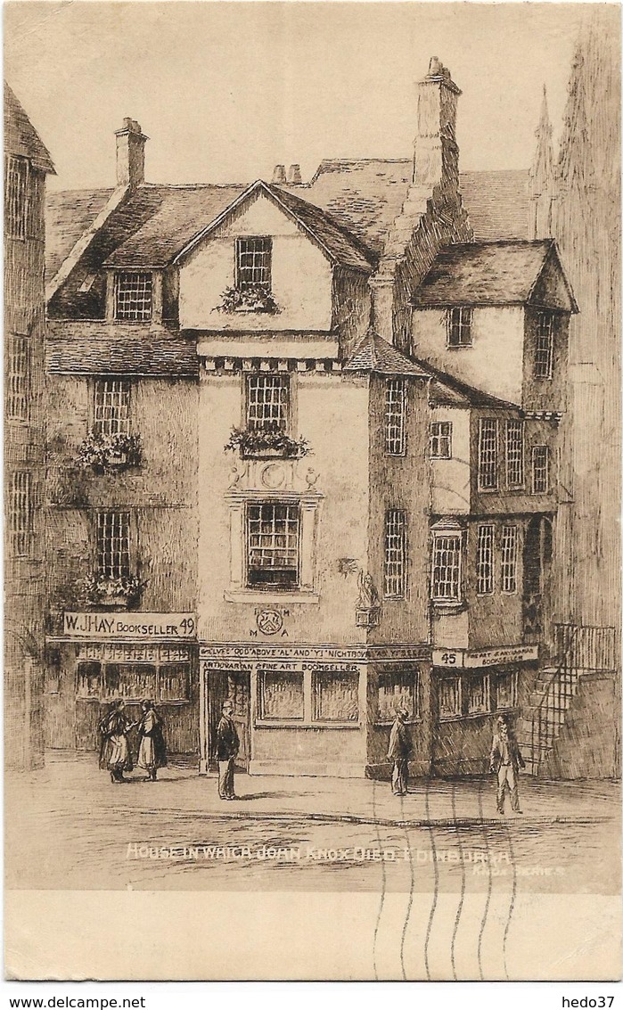 House In Which Dohn Knox Died, Edinburgh - Autres & Non Classés