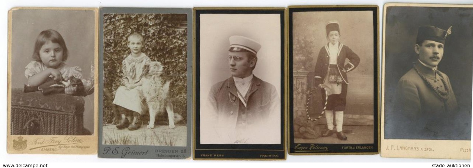 CDV Partie Mit Circa 140 Fotos I-II - Sonstige & Ohne Zuordnung