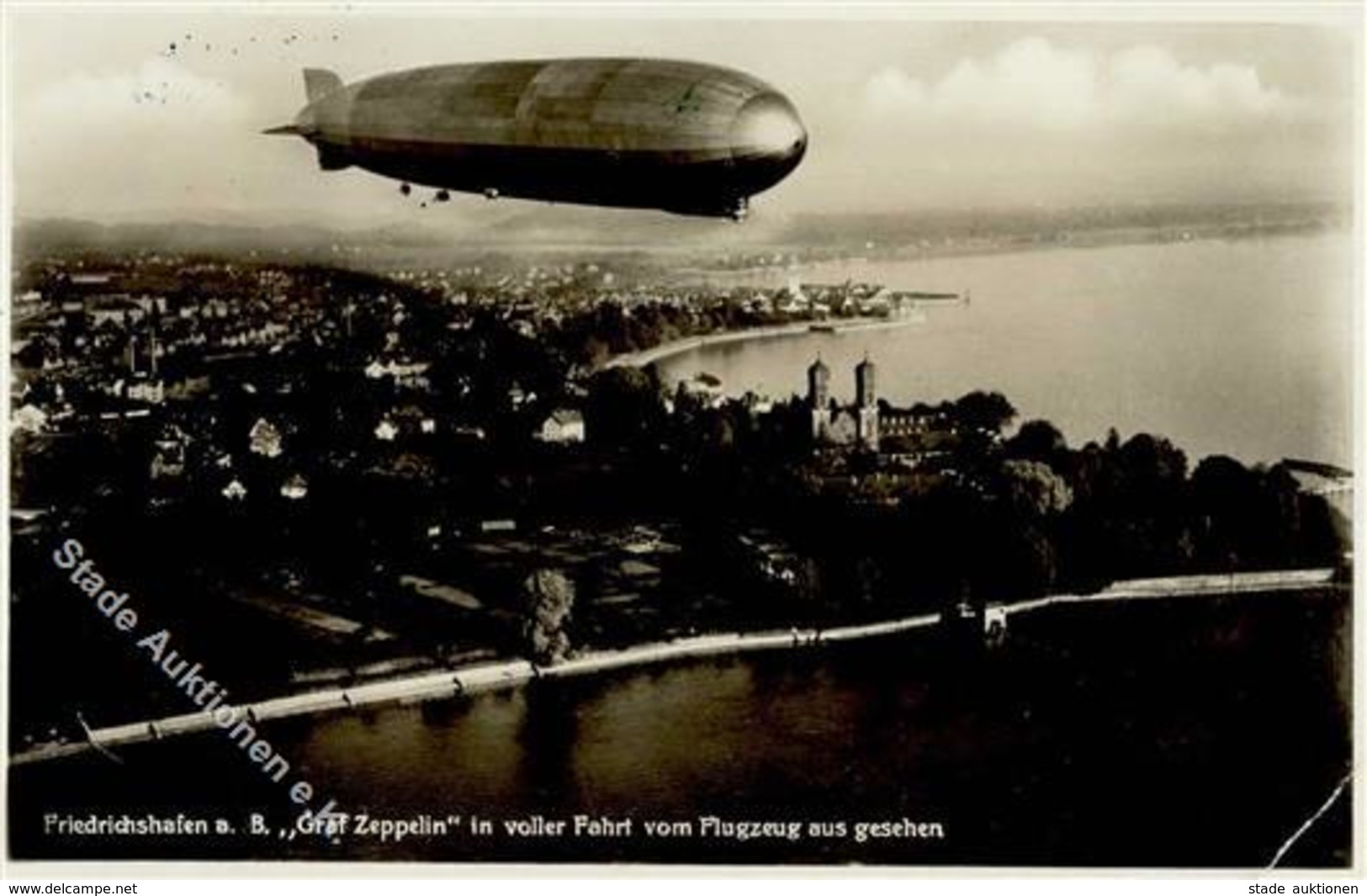 Zeppelinpost, DR Schweizfahrt, Si.222B, GRAF ZEPPELIN 18.7.33" Bordpost Mit DR 25 Und 50 Pf, Grüner Best.Stpl. + SST "FN - Dirigeables