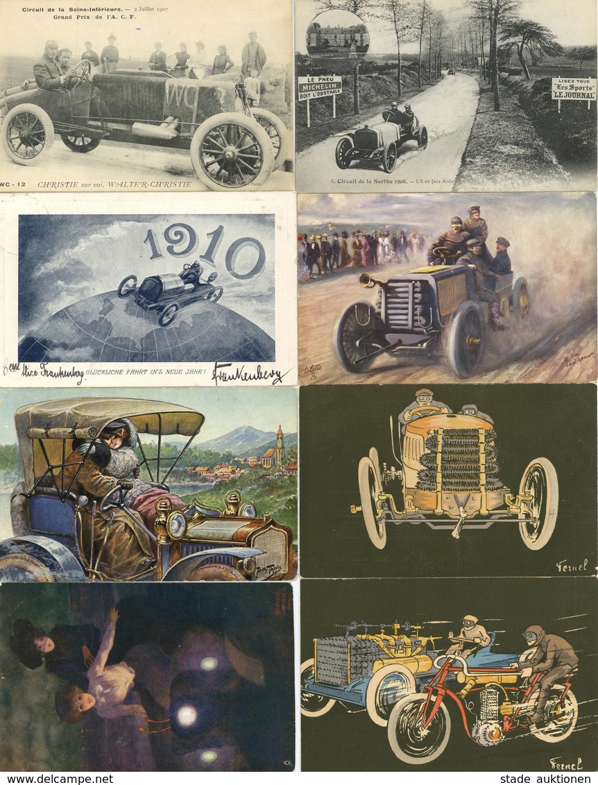 Auto Tolle Sammlung Von Circa 1300 Ansichtskarten über Jahrzehnte Einzeln Zusammengetragen I-II - Other & Unclassified